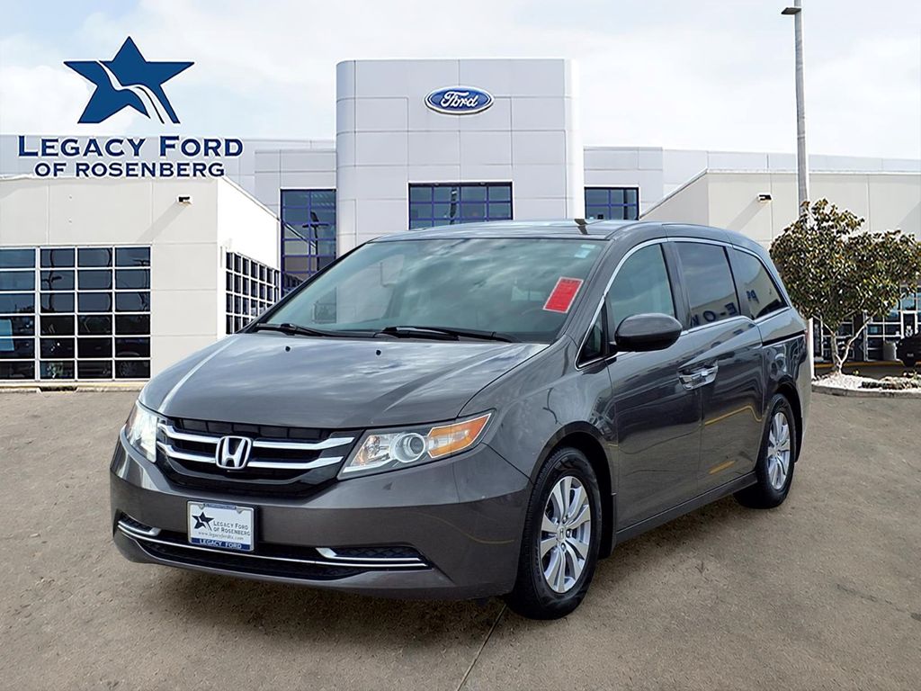 Black (Obsidian Blue Pearl) 2016 Honda Odyssey Minivan Front-Wheel Drive 6-Speed Automatic