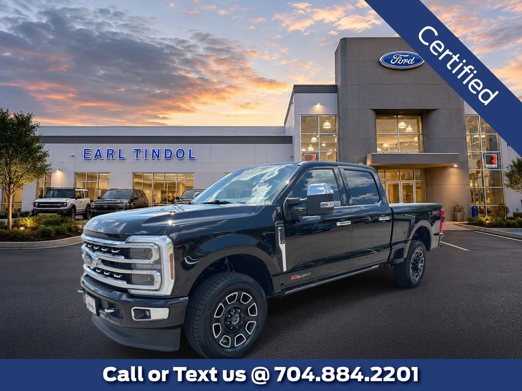 Black Metallic 2024 Ford F-250 Super Duty Pickup Truck Four-Wheel Drive Automatic