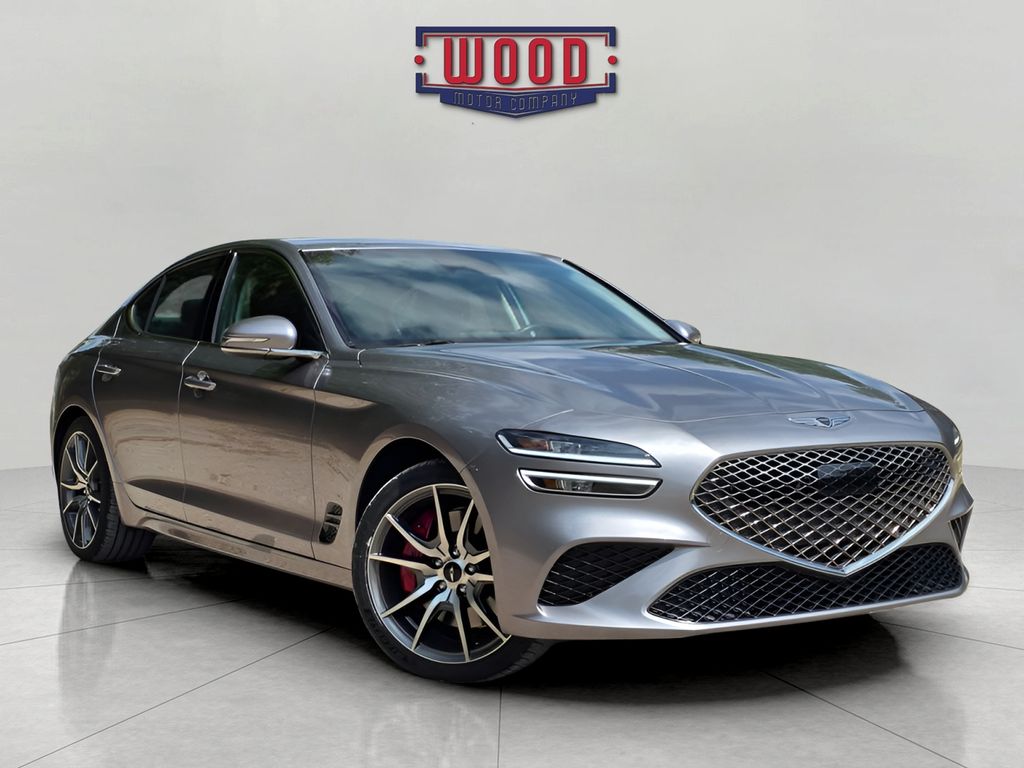 Savile Silver 2025 Genesis G70 Sedan Rear-Wheel Drive 8-Speed Automatic