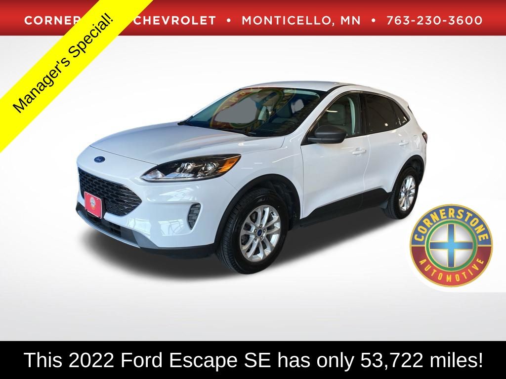 Oxford White 2022 Ford Escape SUV / Crossover All-Wheel Drive 8-Speed Automatic
