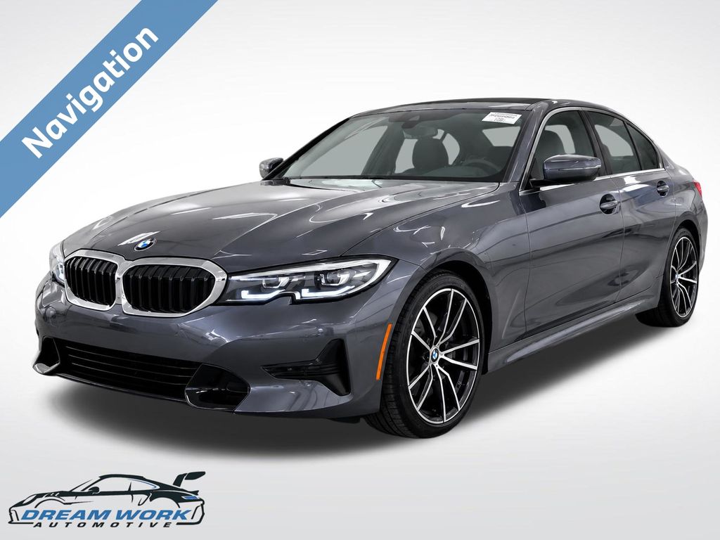 Mineral Gray Metallic 2021 BMW 3 Series Sedan Rear-Wheel Drive 8-Speed Automatic