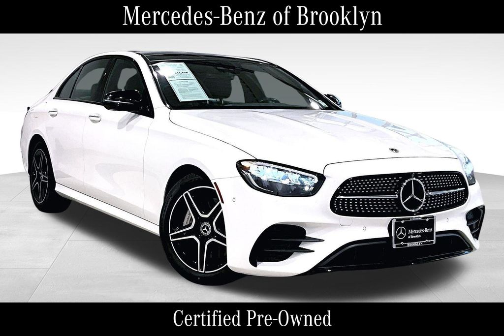 Polar White 2023 Mercedes-Benz E-Class Sedan All-Wheel Drive 9-Speed Automatic