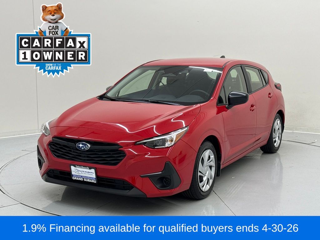 Pure Red 2025 Subaru Impreza AWD Wagon All-Wheel Drive Continuously Variable Transmission