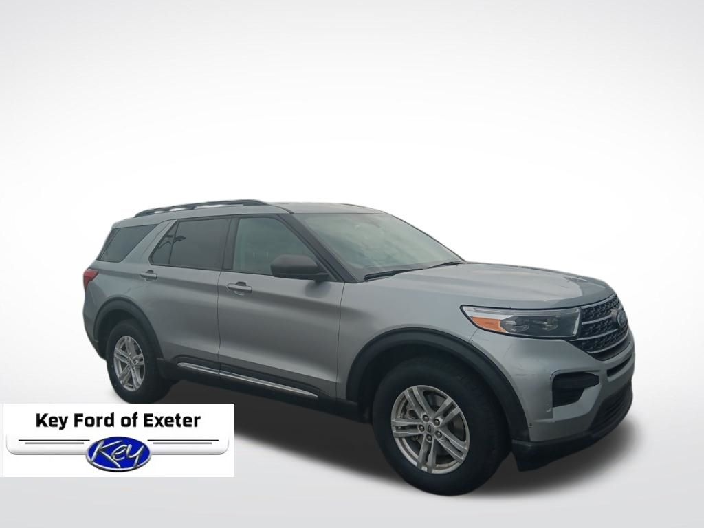 Silver Metallic 2023 Ford Explorer SUV / Crossover All-Wheel Drive Automatic
