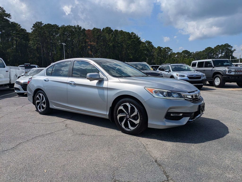 Lunar Silver Metallic 2016 Honda Accord Sedan Front-Wheel Drive Continuously Variable Transmission