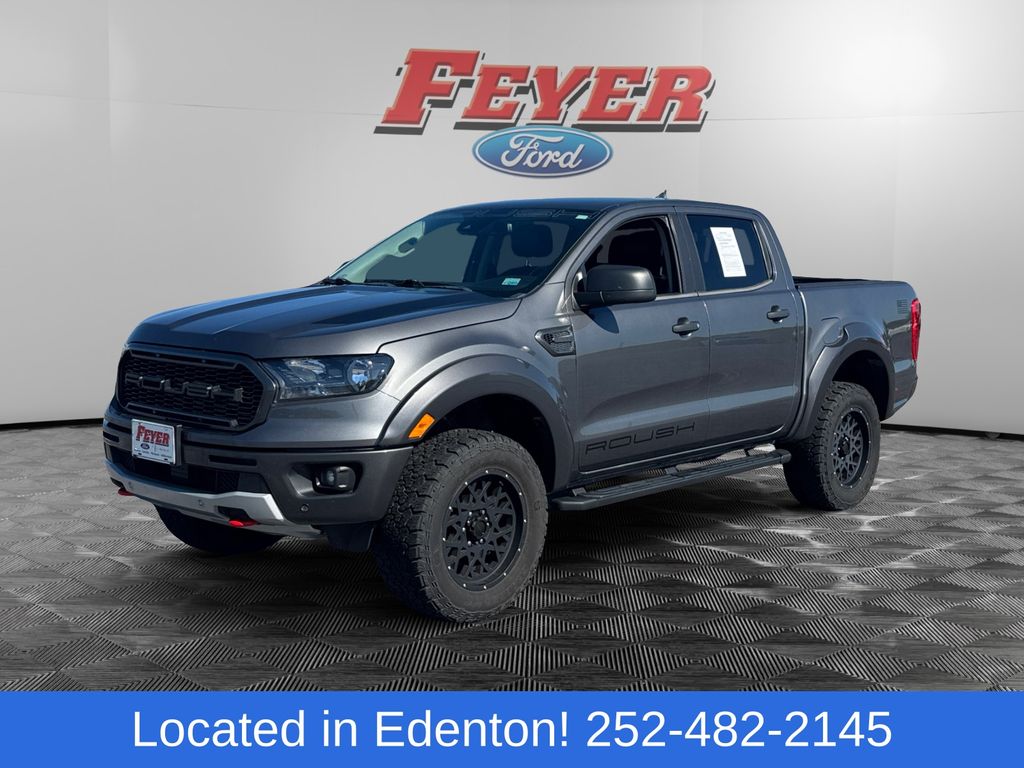 Gray Metallic 2022 Ford Ranger Pickup Truck Four-Wheel Drive Automatic
