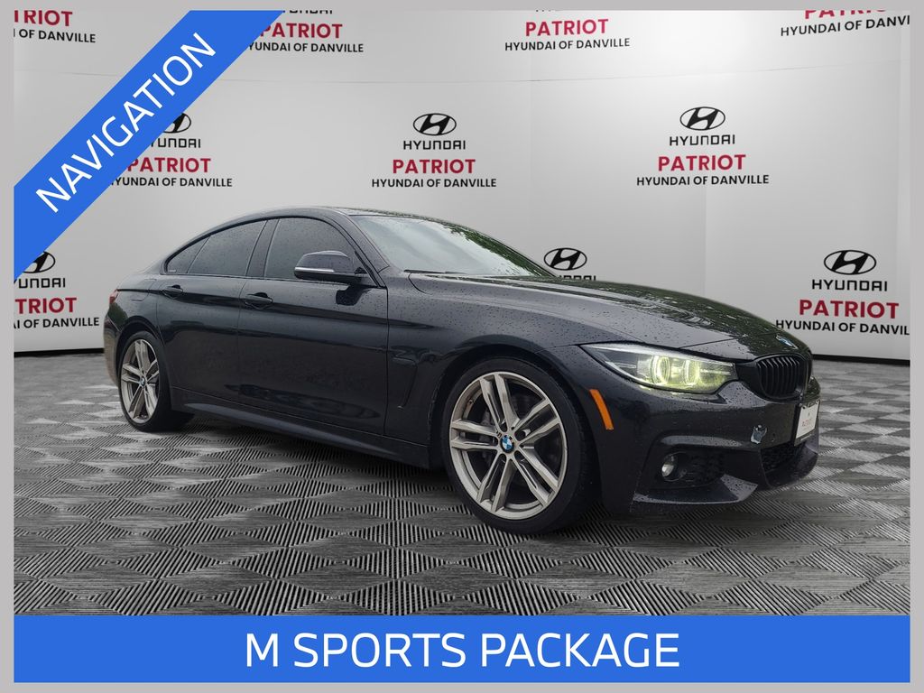 Black Sapphire Metallic 2020 BMW 4 Series 430i Gran Coupe RWD Sedan Rear-Wheel Drive 8-Speed Automatic