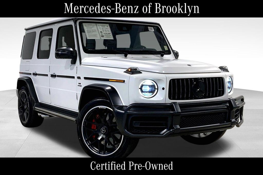 MANUFAKTUR Moonlight White Magno 2024 Mercedes-Benz G-Class AMG G 63 4MATIC SUV / Crossover All-Wheel Drive 9-Speed Automatic