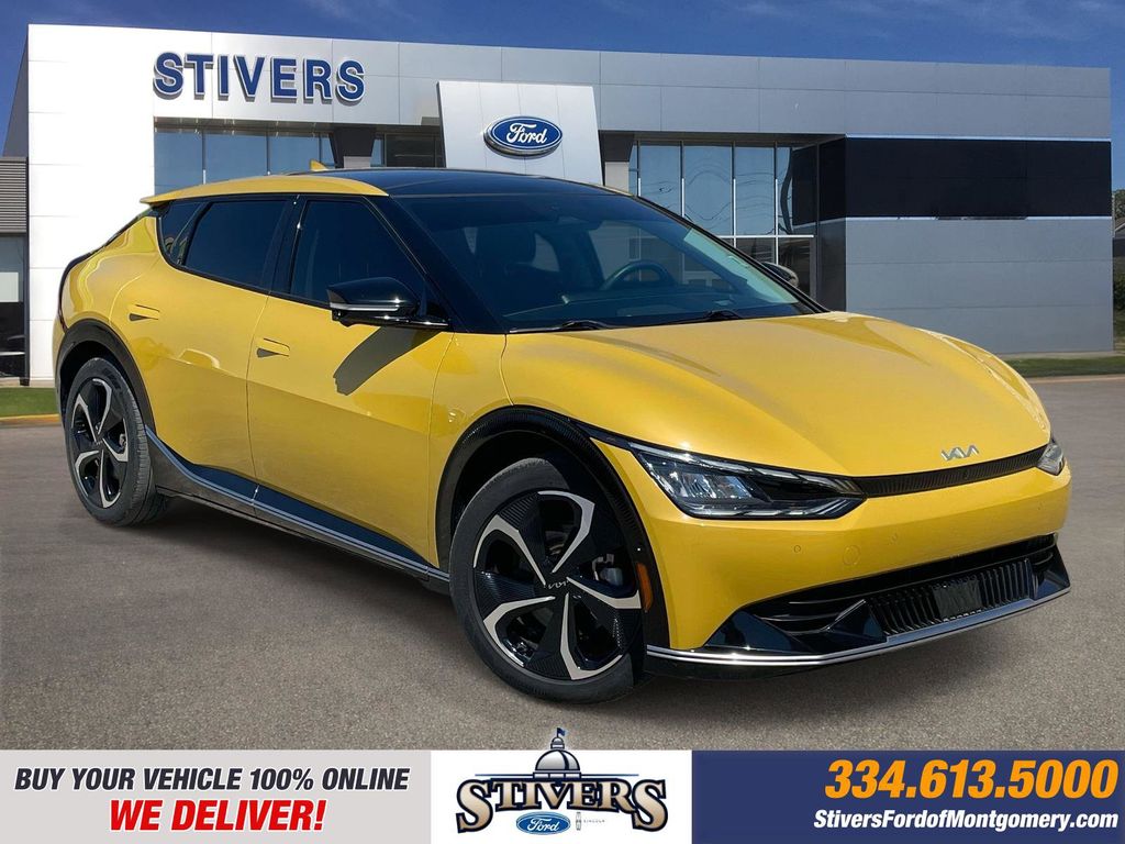 Urban Yellow 2022 Kia EV6 GT-Line AWD SUV / Crossover All-Wheel Drive 1-Speed Automatic