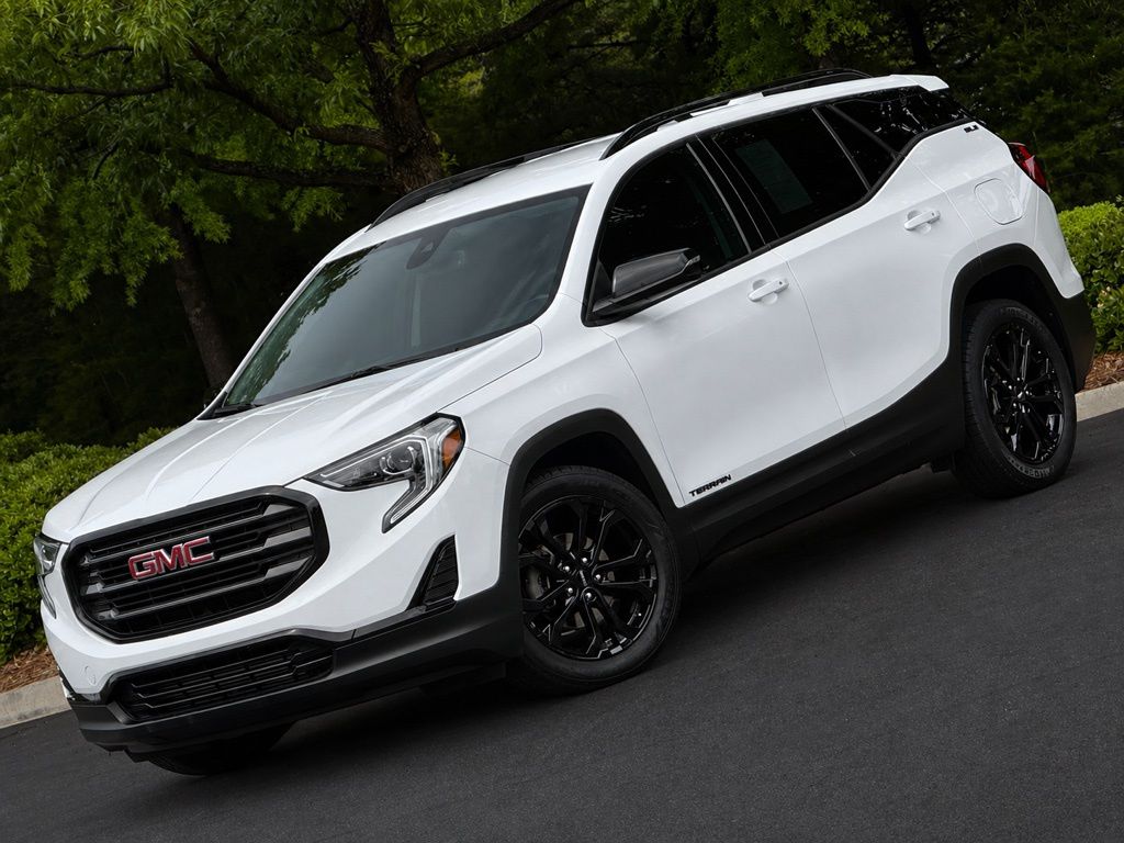 Summit White 2020 GMC Terrain SLE FWD SUV / Crossover Front-Wheel Drive 9-Speed Automatic