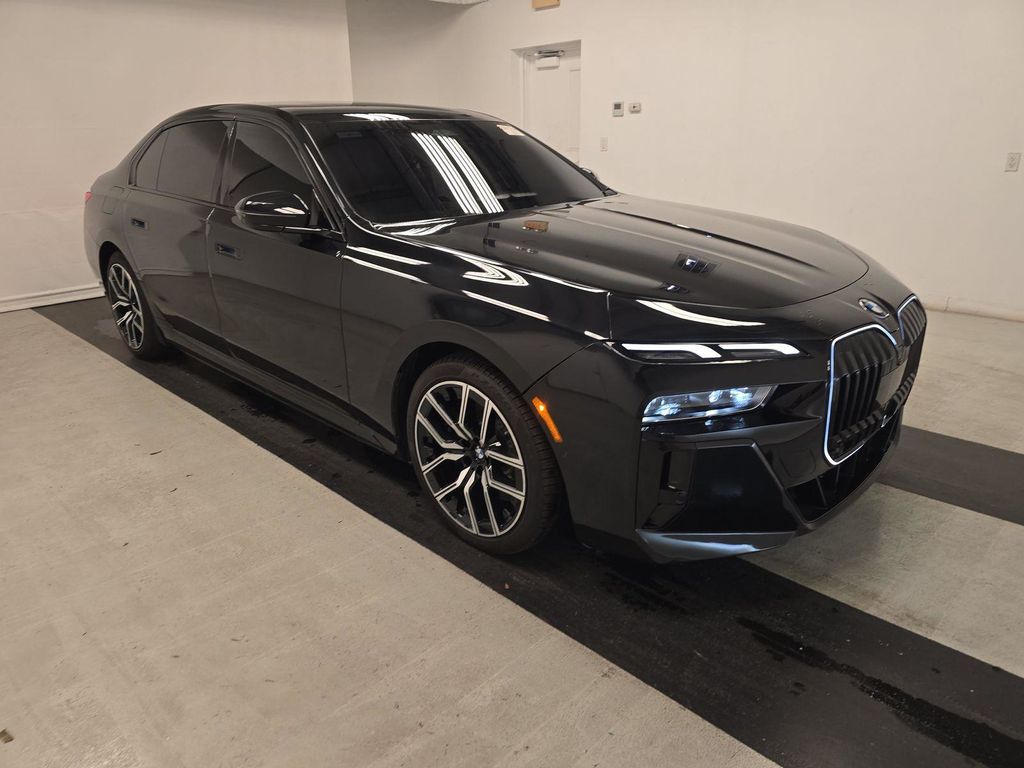 Black Sapphire Metallic 2025 BMW i7 eDrive50 RWD Sedan Rear-Wheel Drive Automatic