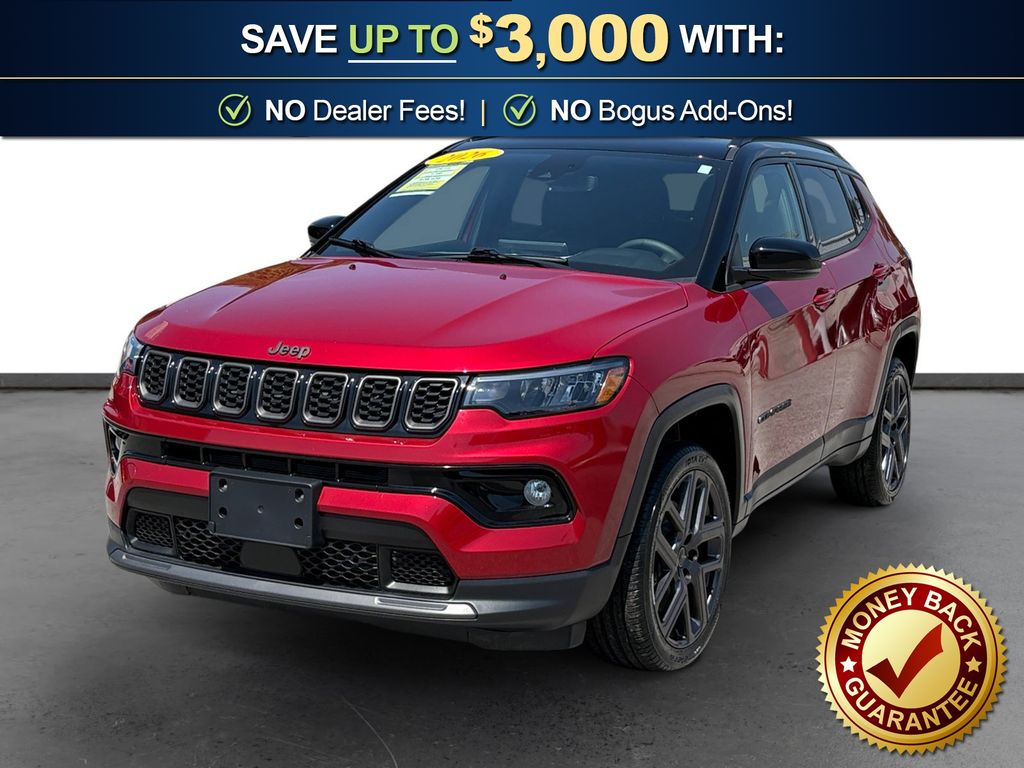 Red Hot Pearlcoat 2026 Jeep Compass SUV / Crossover Four-Wheel Drive 8-Speed Automatic