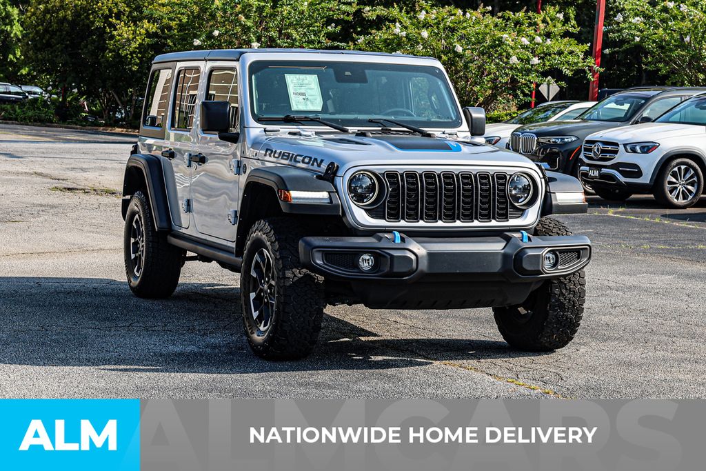 Used 2024 Silver Jeep Rubicon 4xe image 5
