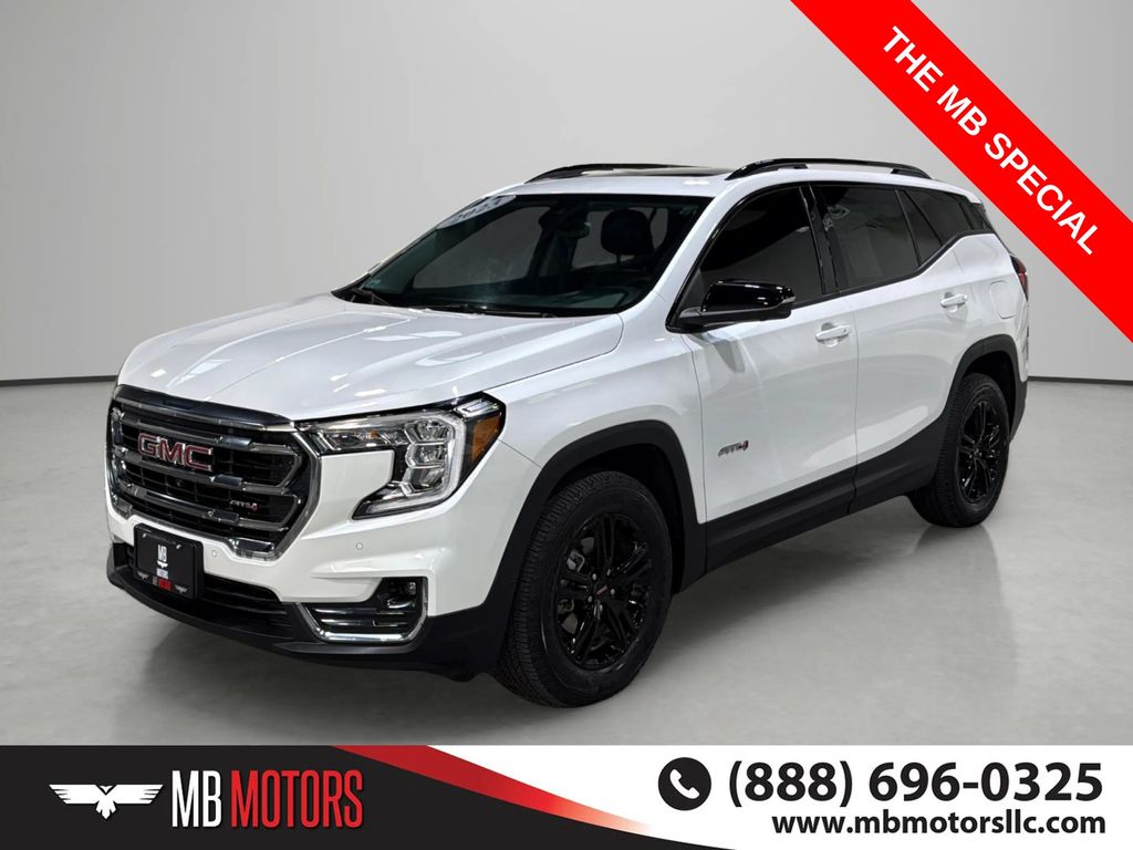 White Frost Tricoat 2023 GMC Terrain SUV / Crossover All-Wheel Drive 9-Speed Automatic