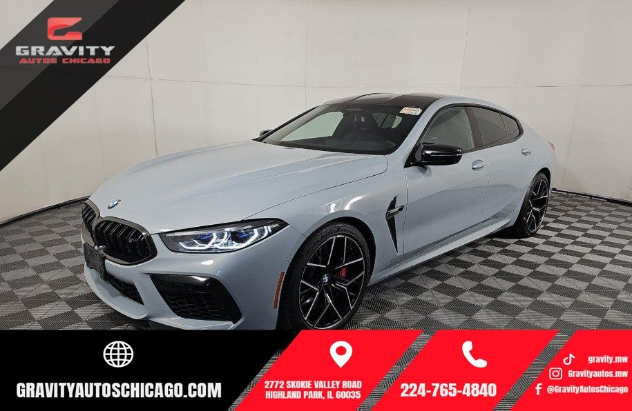 Brooklyn Gray Metallic 2024 BMW M8 Sedan All-Wheel Drive 8-Speed Automatic
