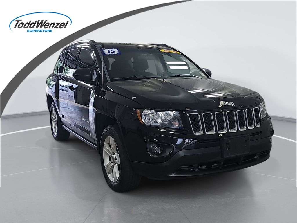 Black Clearcoat 2015 Jeep Compass SUV / Crossover Four-Wheel Drive 6-Speed Automatic