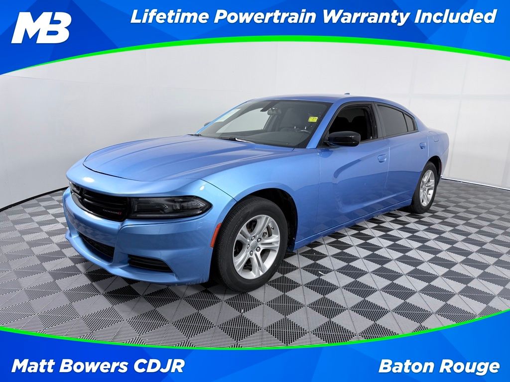 B5 Blue Pearlcoat 2023 Dodge Charger Sedan Rear-Wheel Drive 8-Speed Automatic