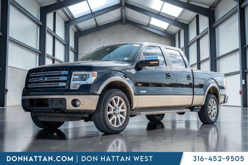 Brown Metallic 2013 Ford F-150 King Ranch SuperCrew 4WD Pickup Truck Four-Wheel Drive 6-Speed Automatic