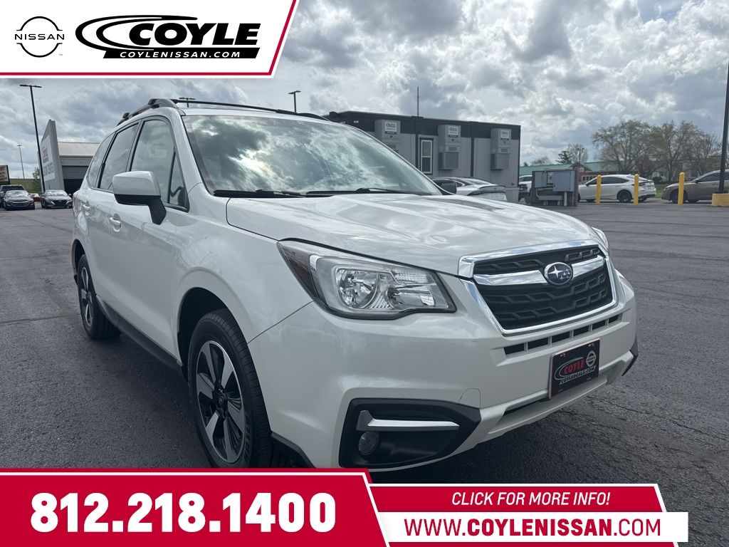 Crystal White Pearl 2017 Subaru Forester 2.5i Premium SUV / Crossover All-Wheel Drive Continuously Variable Transmission