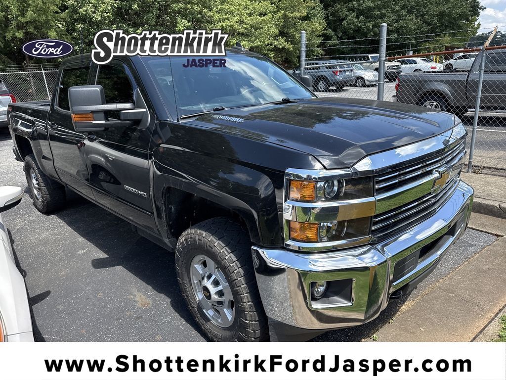 Black 2016 Chevrolet Silverado 2500HD Pickup Truck Four-Wheel Drive 6-Speed Automatic