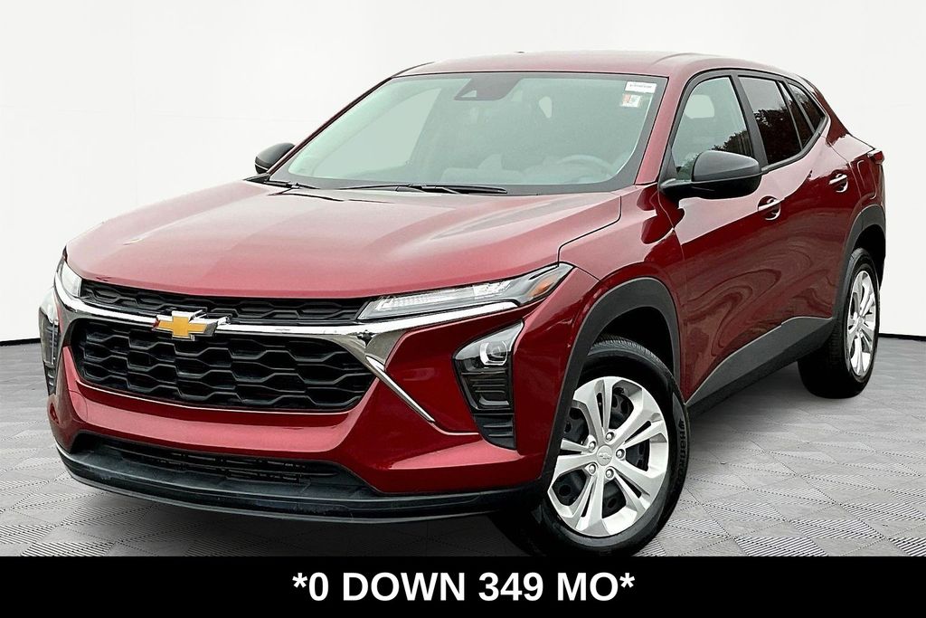 Red (Crimson) 2025 Chevrolet Trax LS FWD SUV / Crossover Front-Wheel Drive 6-Speed Automatic