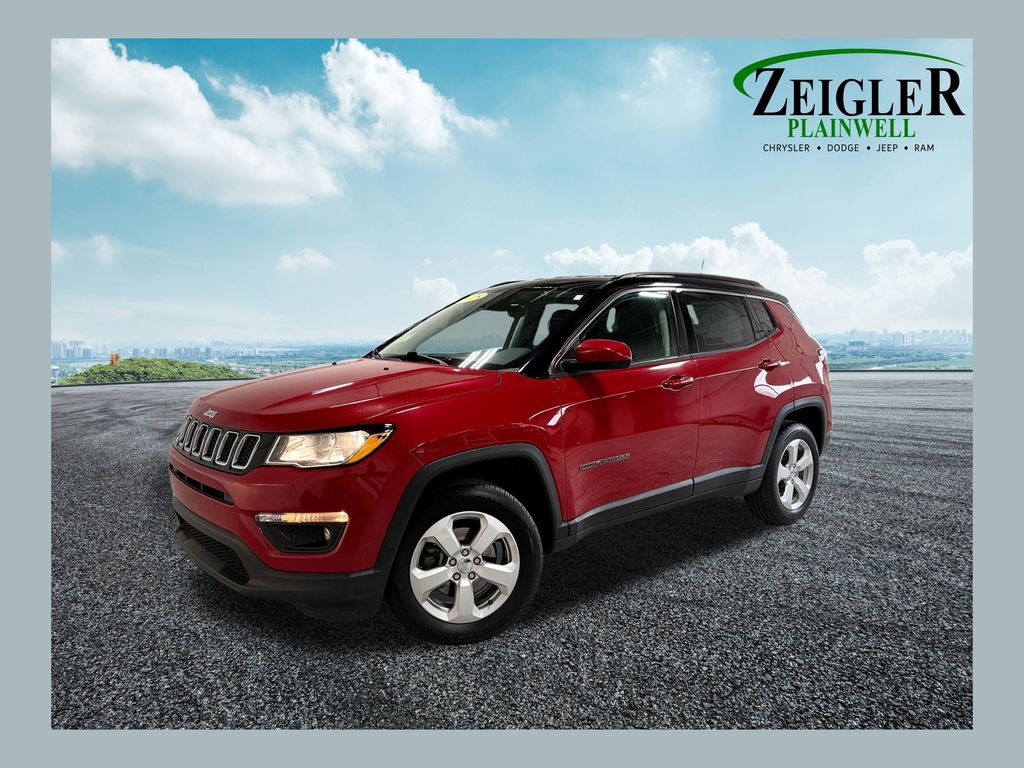 Redline Pearlcoat 2018 Jeep Compass Latitude 4WD SUV / Crossover Four-Wheel Drive 9-Speed Automatic