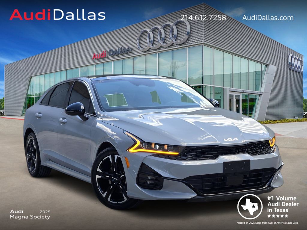 Gray 2023 Kia K5 Sedan Front-Wheel Drive 8-Speed Automatic