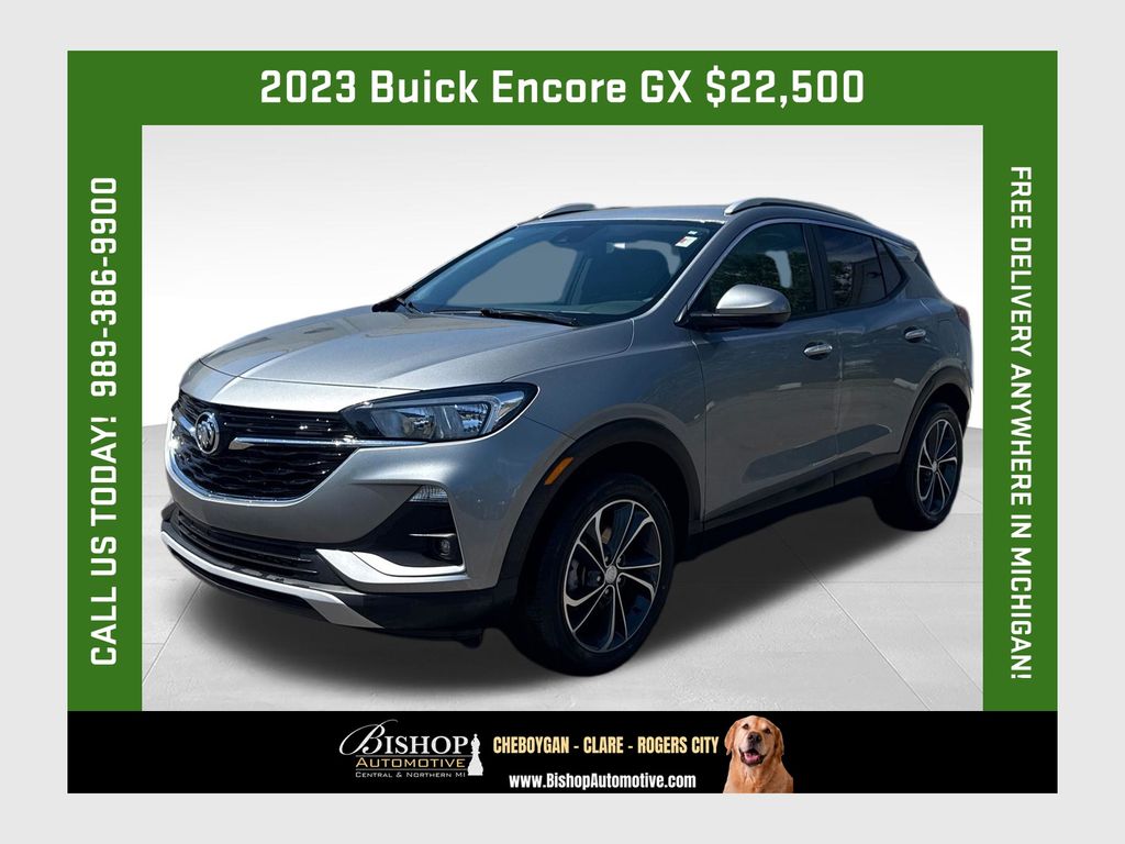 Moonstone Gray Metallic 2023 Buick Encore GX SUV / Crossover All-Wheel Drive 9-Speed Automatic