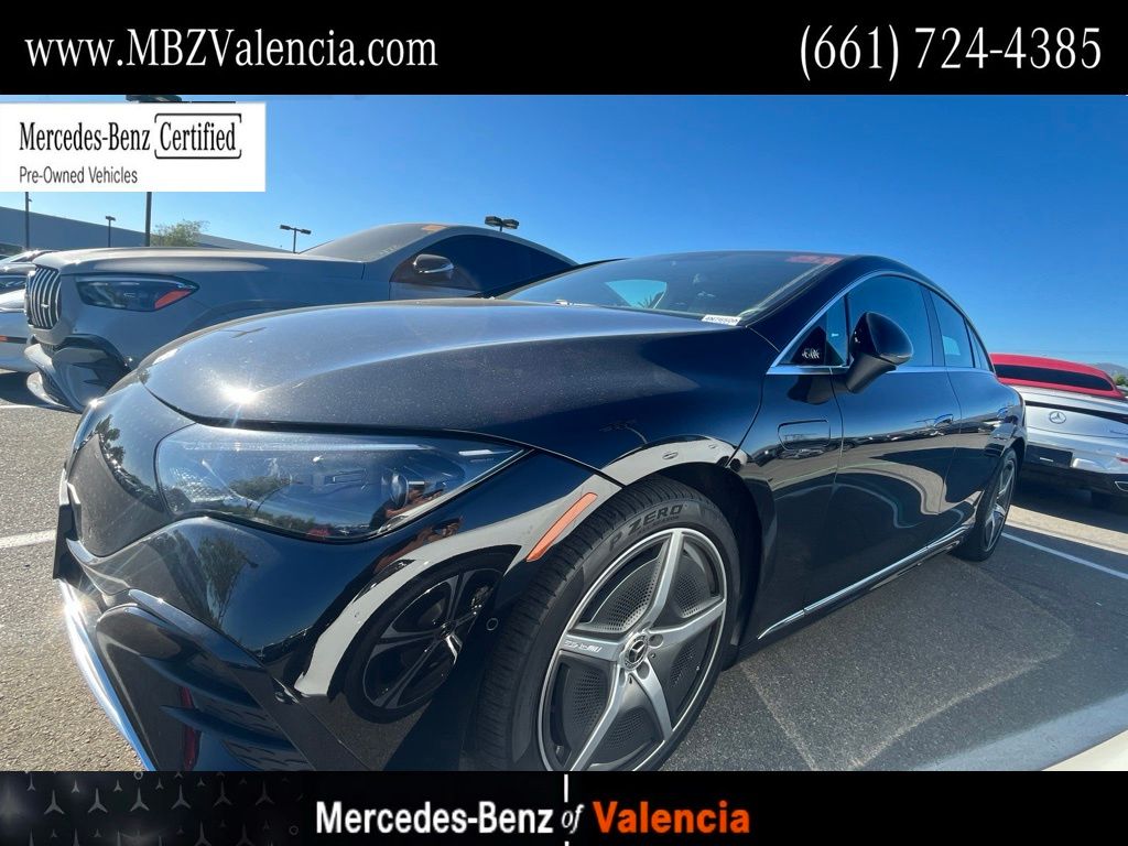 Obsidian Black Metallic 2024 Mercedes-Benz EQE Sedan All-Wheel Drive 1-Speed Automatic