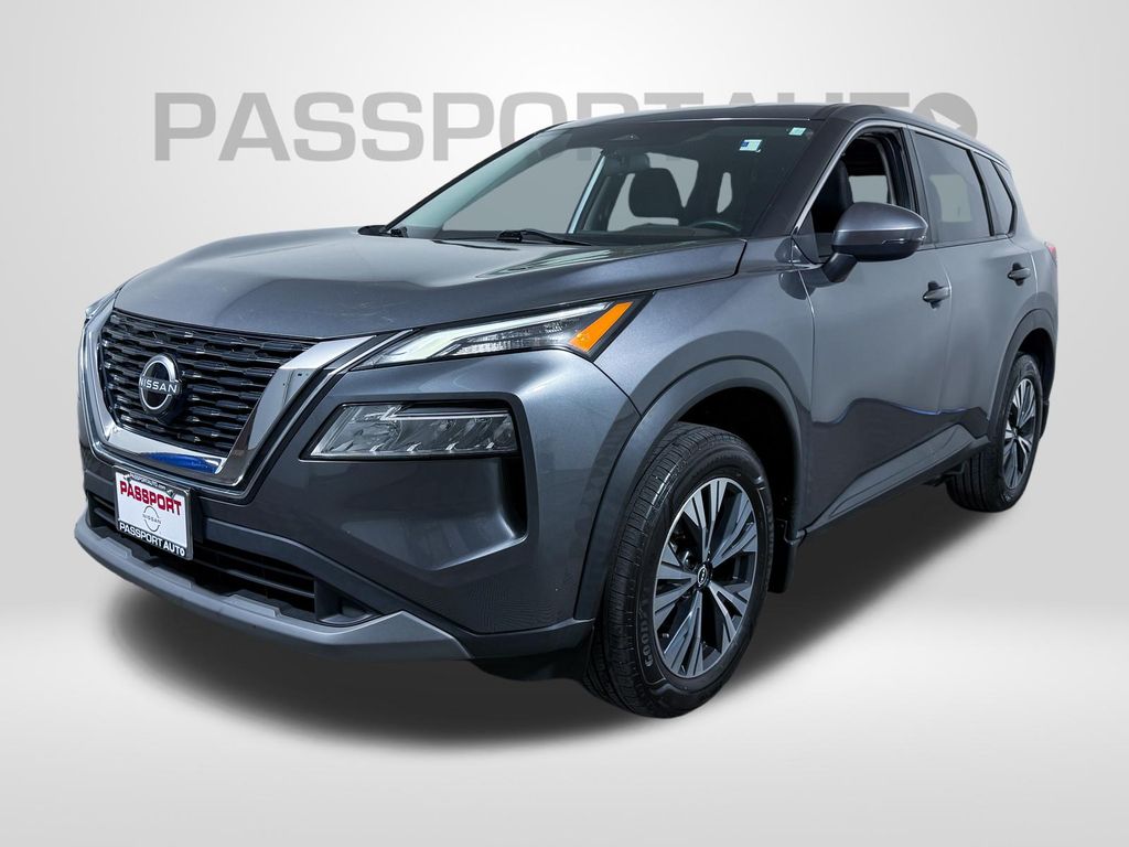 Gray (Gun Metallic) 2022 Nissan Rogue SV FWD SUV / Crossover Front-Wheel Drive Continuously Variable Transmission