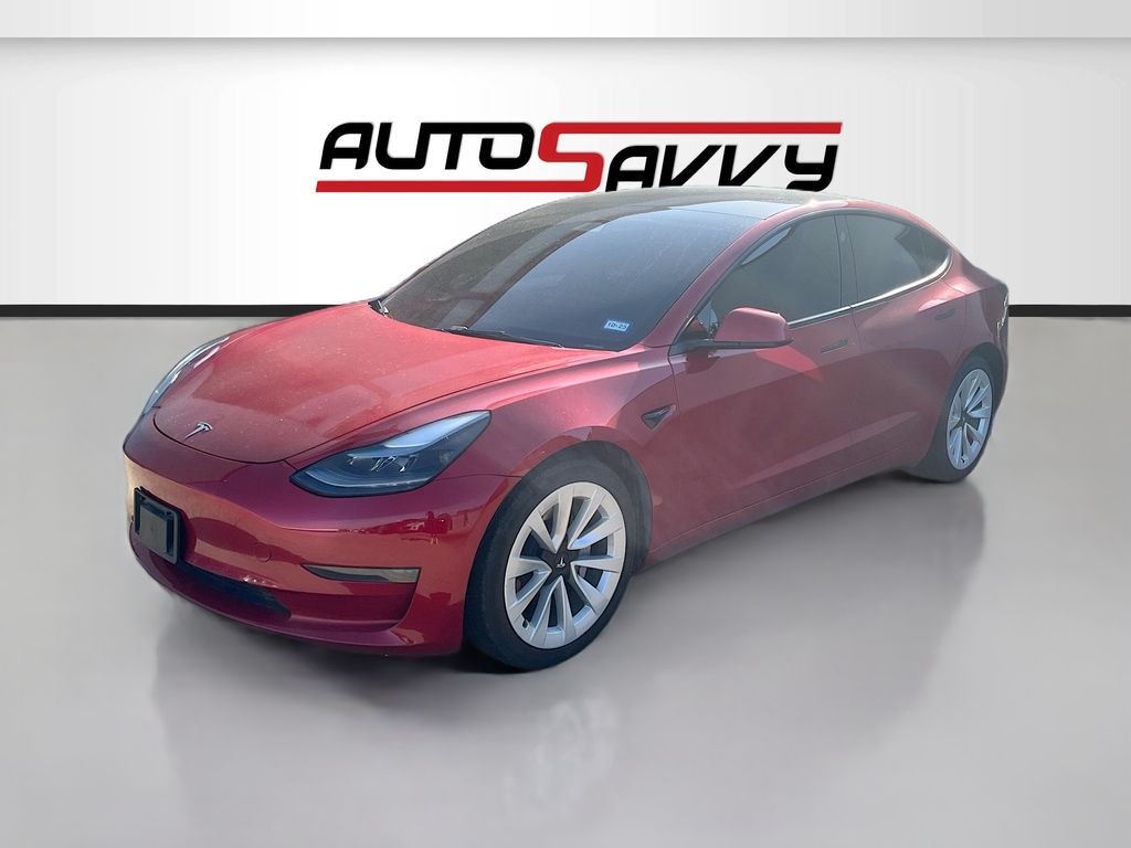 Used 2023 Red Tesla Base image 3