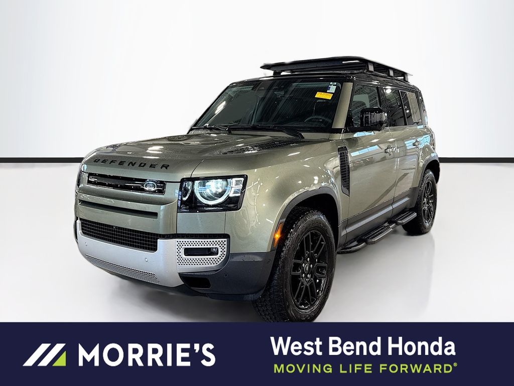 Faroe Green Premium Metallic 2025 Land Rover Defender 110 P300 S AWD SUV / Crossover All-Wheel Drive 8-Speed Automatic