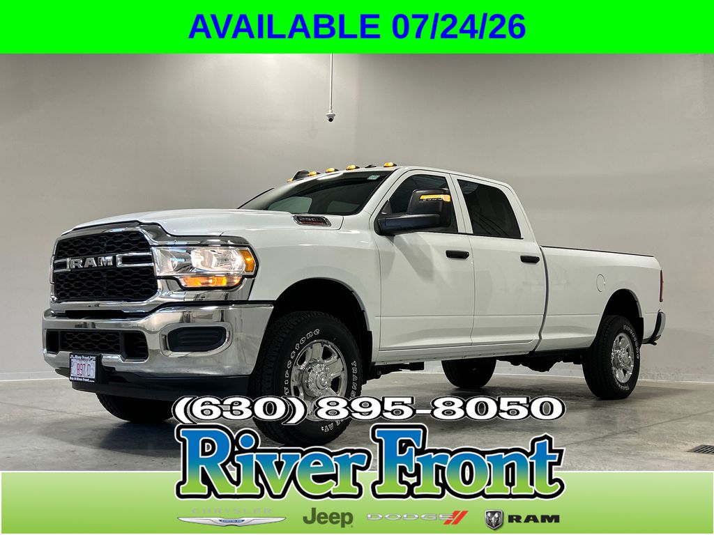 Bright White Clearcoat 2024 RAM 2500 Pickup Truck Four-Wheel Drive 8-Speed Automatic