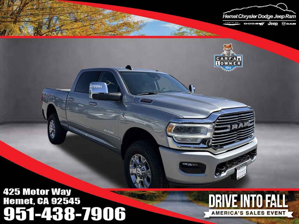Billet Silver Metallic Clearcoat 2024 RAM 2500 Pickup Truck Four-Wheel Drive 6-Speed Automatic