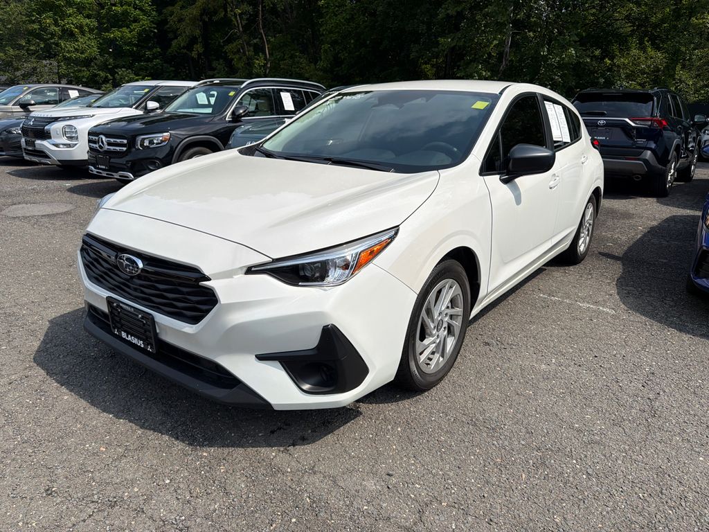 Crystal White Pearl 2025 Subaru Impreza Wagon All-Wheel Drive Continuously Variable Transmission