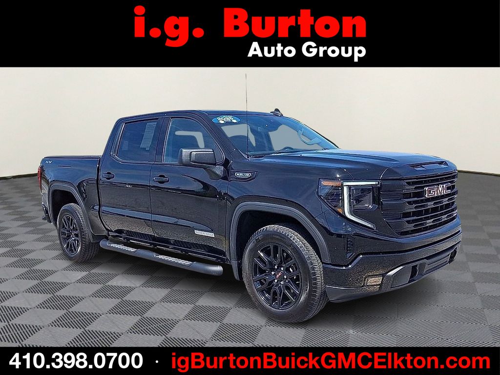 Onyx Black 2025 GMC Sierra 1500 Pickup Truck Four-Wheel Drive Automatic