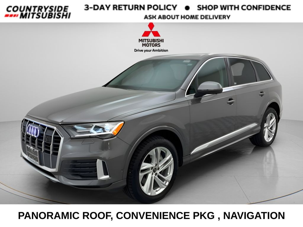 Gray Metallic 2023 Audi Q7 SUV / Crossover All-Wheel Drive 8-Speed Automatic