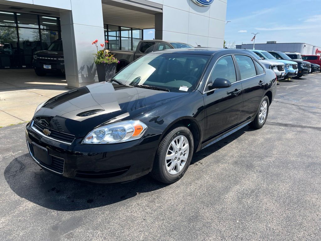Black 2010 Chevrolet Impala Sedan Front-Wheel Drive 4-Speed Automatic Overdrive