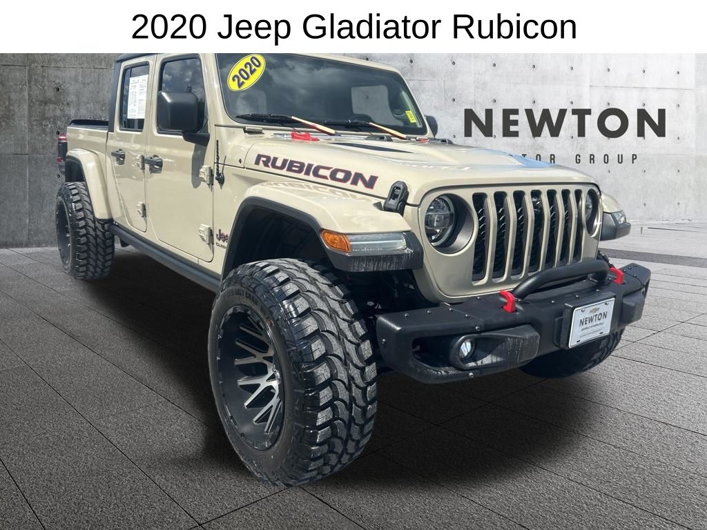 Brown (Gobi Clearcoat) 2020 Jeep Gladiator Pickup Truck Four-Wheel Drive 6-Speed Manual