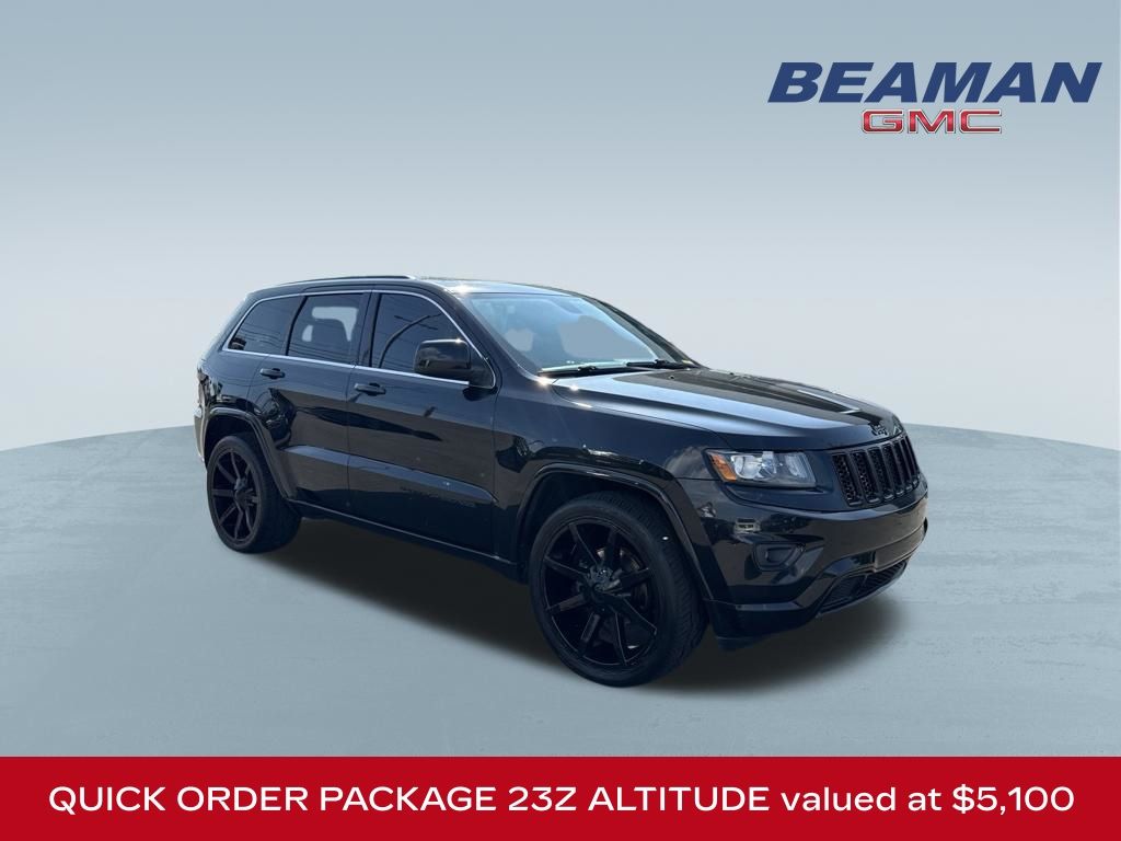 Brilliant Black Crystal Pearlcoat 2014 Jeep Grand Cherokee SUV / Crossover Four-Wheel Drive 8-Speed Automatic