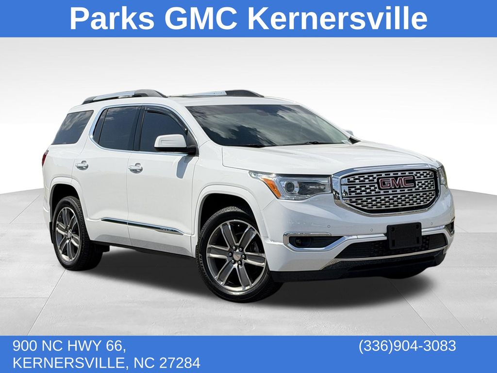 Summit White 2019 GMC Acadia SUV / Crossover Four-Wheel Drive 6-Speed Automatic