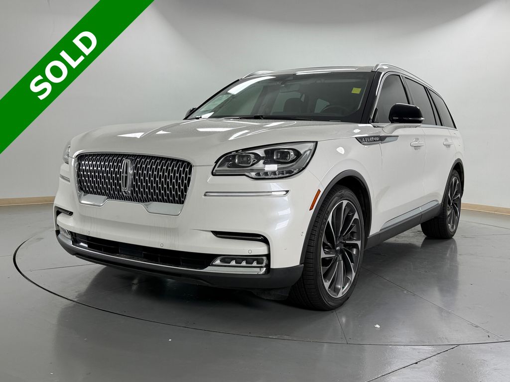White Metallic 2020 Lincoln Aviator Reserve AWD SUV / Crossover All-Wheel Drive Automatic