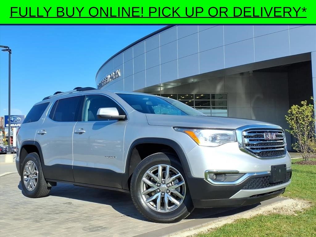 Quicksilver Metallic 2019 GMC Acadia SLE-2 FWD SUV / Crossover Front-Wheel Drive 6-Speed Automatic