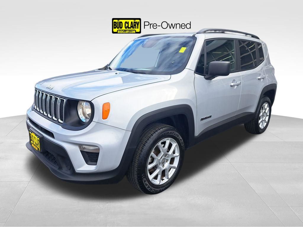 Glacier Metallic Clearcoat 2020 Jeep Renegade Sport 4WD SUV / Crossover Four-Wheel Drive 9-Speed Automatic