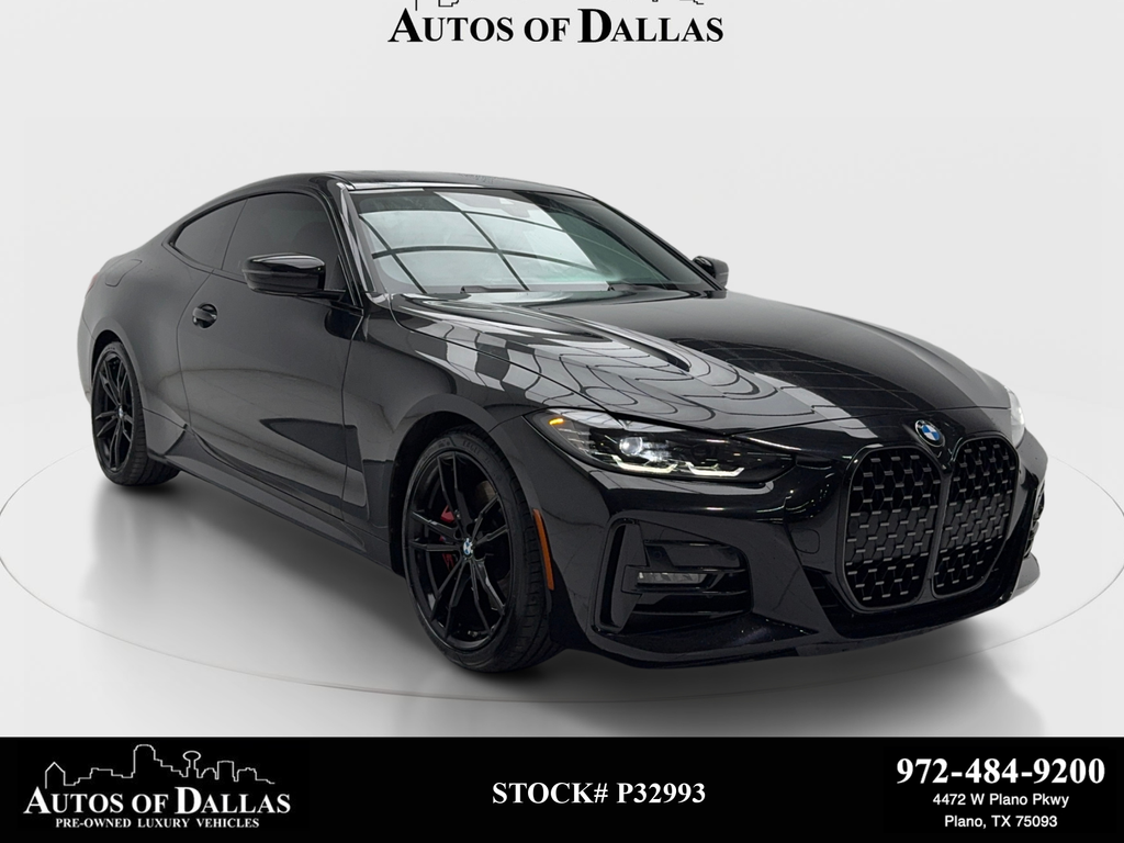 Black Sapphire Metallic 2024 BMW 4 Series Coupe Rear-Wheel Drive 8-Speed Automatic