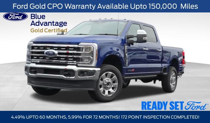 Antimatter Blue Metallic 2025 Ford F-250 Super Duty XL Crew Cab 4WD Pickup Truck Four-Wheel Drive Automatic