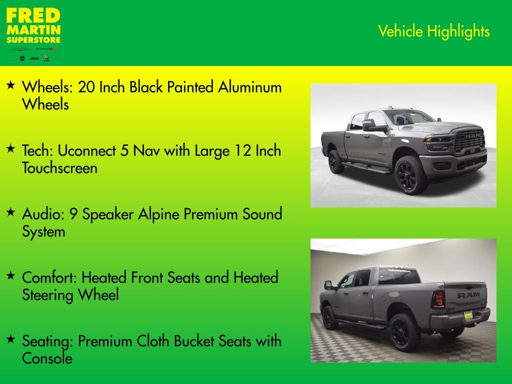 new 2026 Ram 2500 car, priced at $59,788