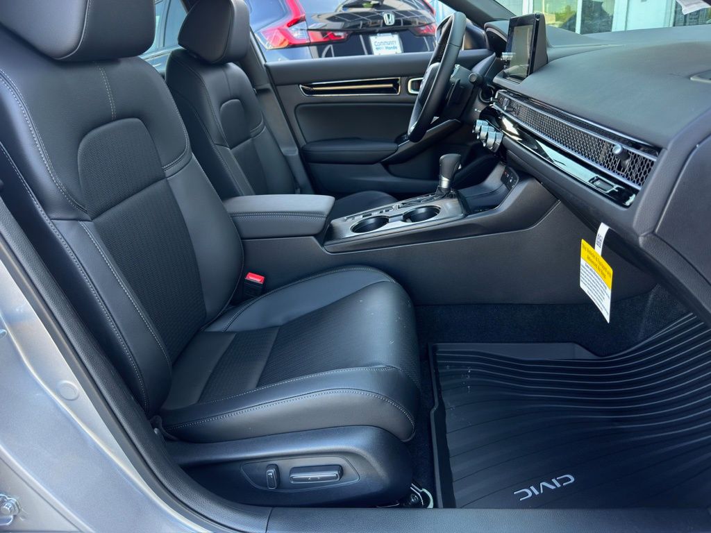2026 Honda Civic Hybrid Sport Touring Silver at Community Honda