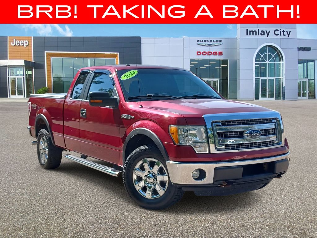 Ruby Red Metallic 2013 Ford F-150 Pickup Truck Four-Wheel Drive 6-Speed Automatic