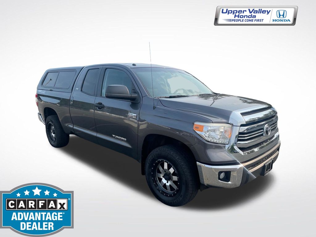 Magnetic Gray Metallic 2016 Toyota Tundra Pickup Truck Four-Wheel Drive 6-Speed Automatic Overdrive